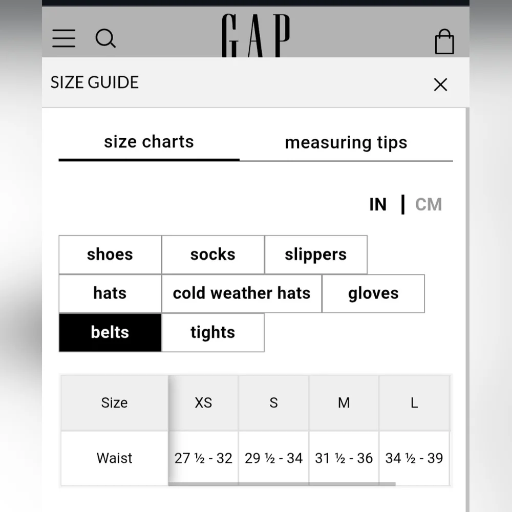 NWOT GAP Cow Print Calf Hair Belt Size Medium - Picture 6 of 7